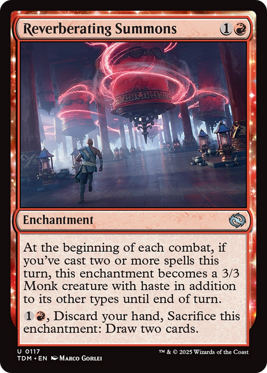 Reverberating Summons (117) - Tarkir: Dragonstorm