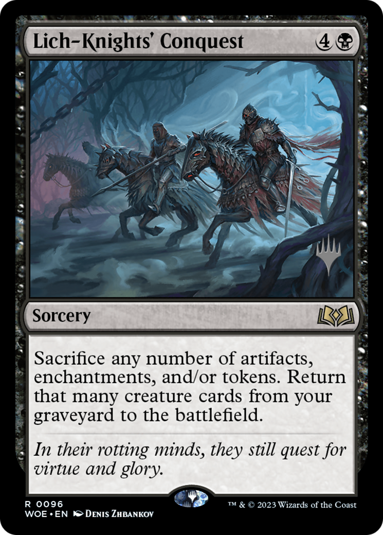 Lich-Knights' Conquest (Promo Pack) [Wilds of Eldraine Promos] Foil
