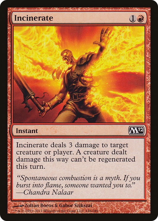 Incinerate [Magic 2012] Foil