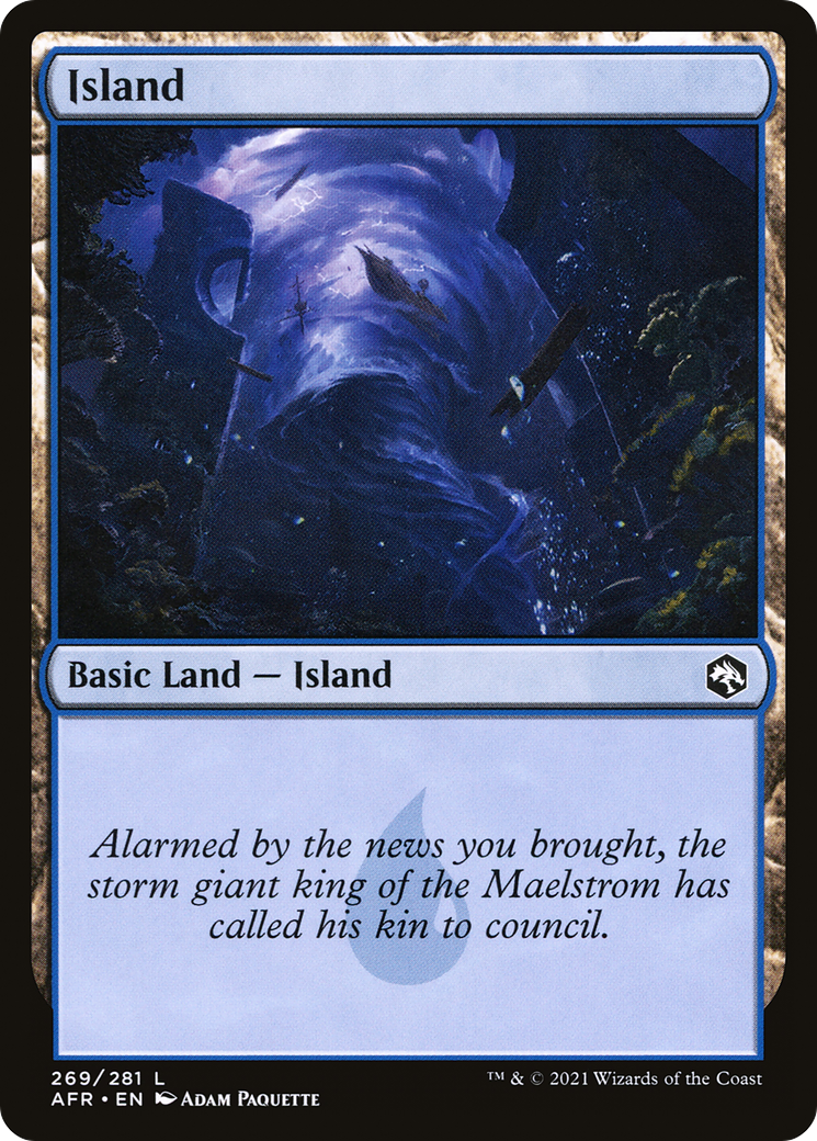 Island (269) [Dungeons & Dragons: Adventures in the Forgotten Realms] Foil
