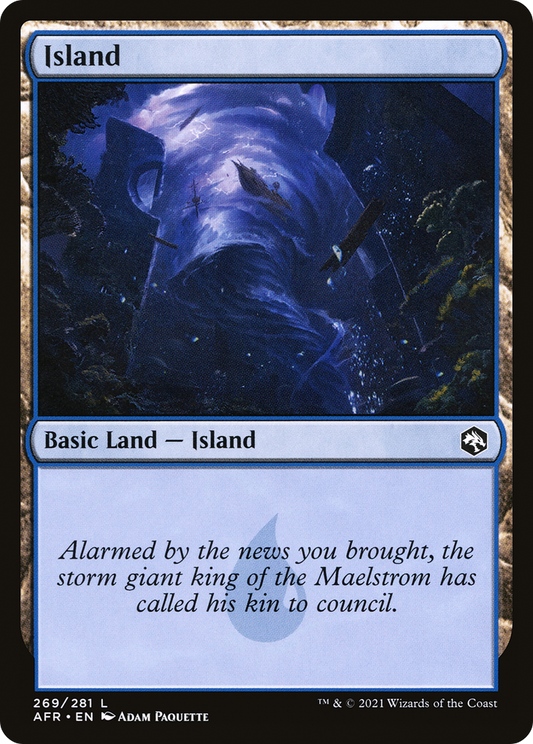 Island (269) [Dungeons & Dragons: Adventures in the Forgotten Realms] Foil