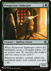 Prosperous Innkeeper [The List Reprints] | Silver Goblin