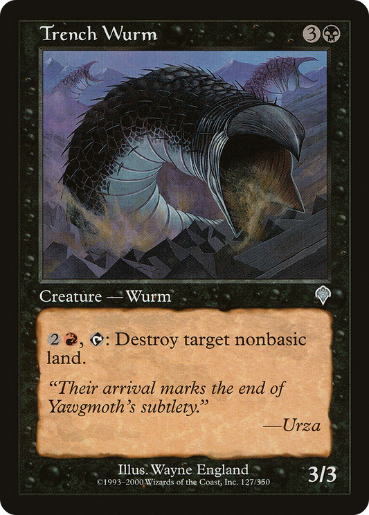 Trench Wurm [Invasion] Foil