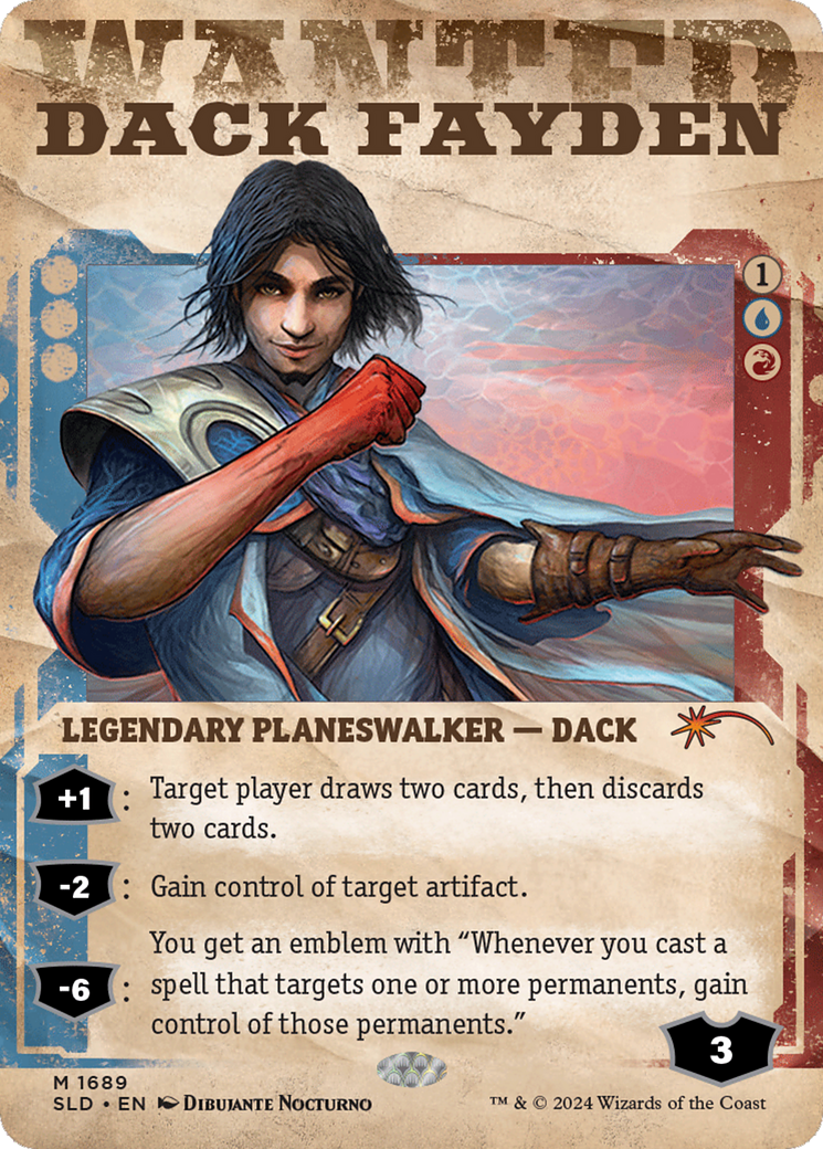 Dack Fayden (Showcase) (1689) - Secret Lair Drop
