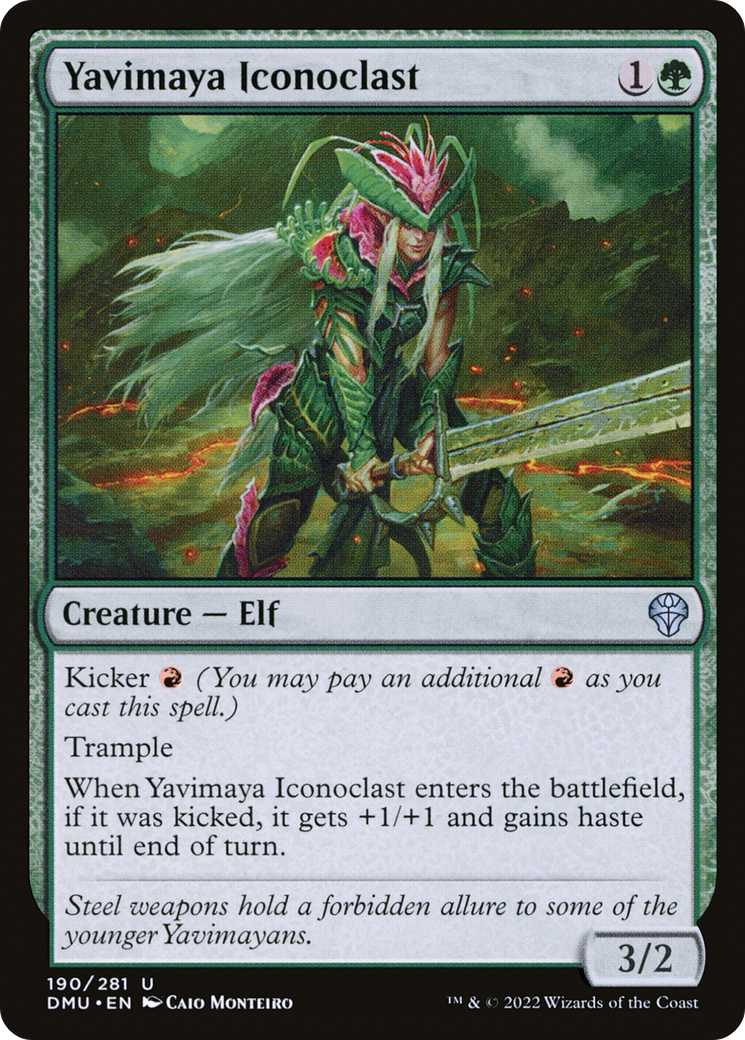 Yavimaya Iconoclast [Dominaria United] Foil