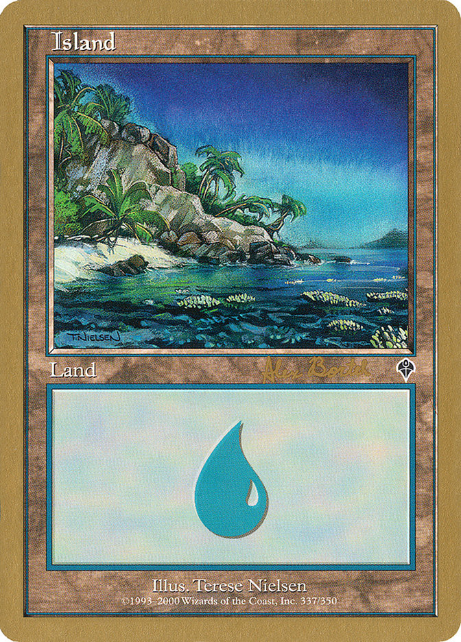 Island (ab337) (Alex Borteh) [World Championship Decks 2001] | Silver Goblin