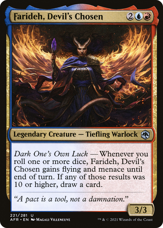Farideh, Devil's Chosen [Dungeons & Dragons: Adventures in the Forgotten Realms] Foil