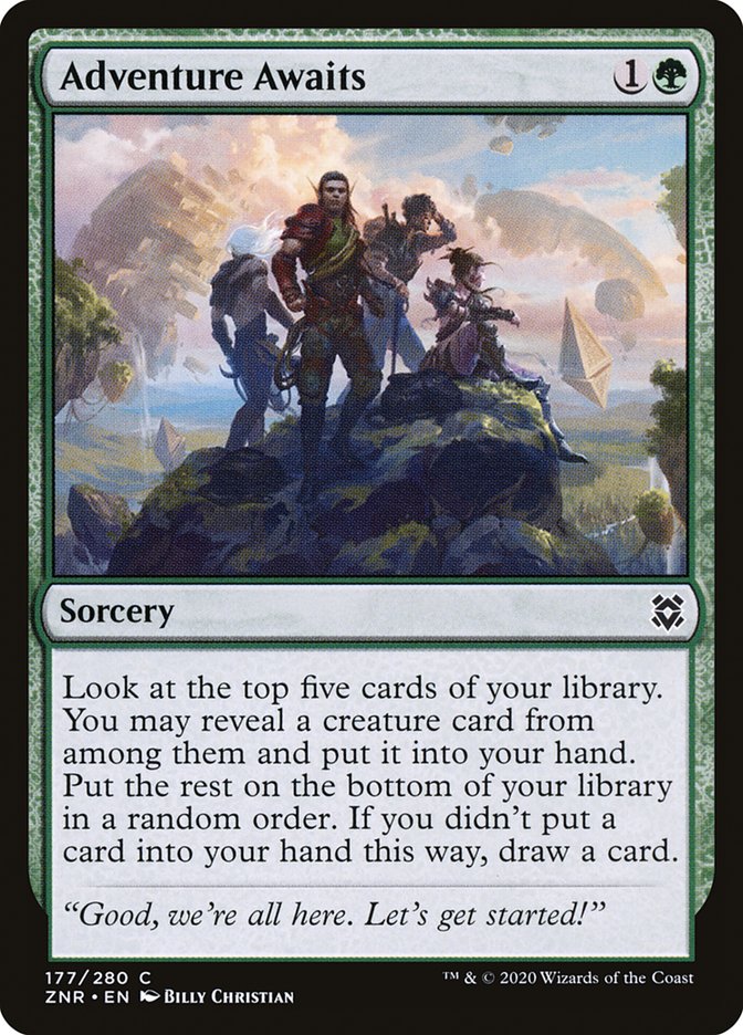 Adventure Awaits [Zendikar Rising] | Silver Goblin