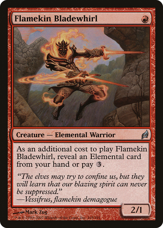 Flamekin Bladewhirl [Lorwyn] Foil