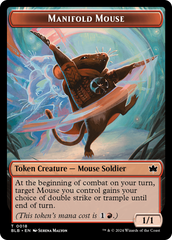Sword // Manifold Mouse Double-Sided Token [Bloomburrow Tokens] | Silver Goblin