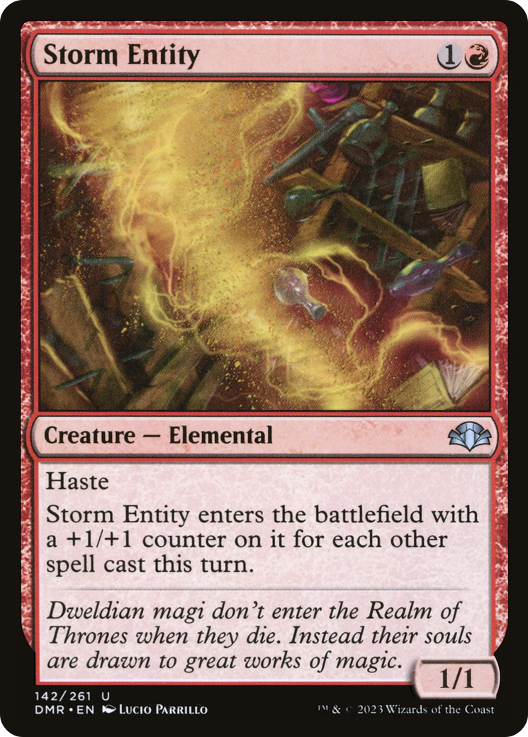 Storm Entity [Dominaria Remastered] | Silver Goblin