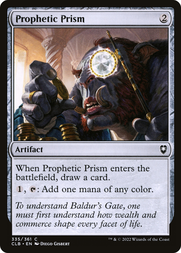 Prophetic Prism [Commander Legends: Battle for Baldur's Gate] Foil