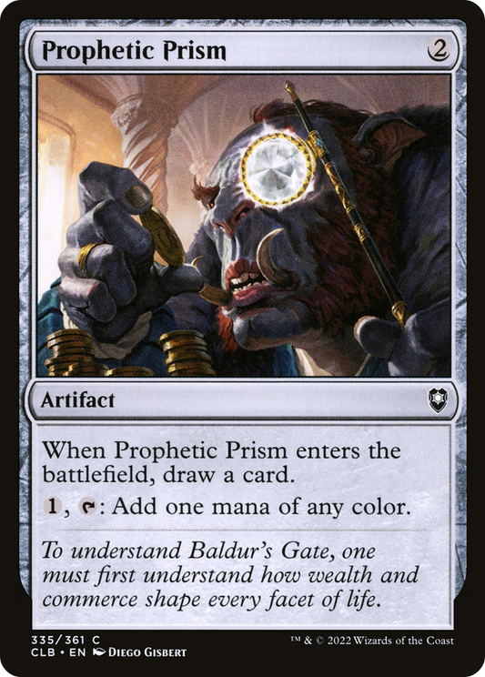 Prophetic Prism [Commander Legends: Battle for Baldur's Gate] Foil