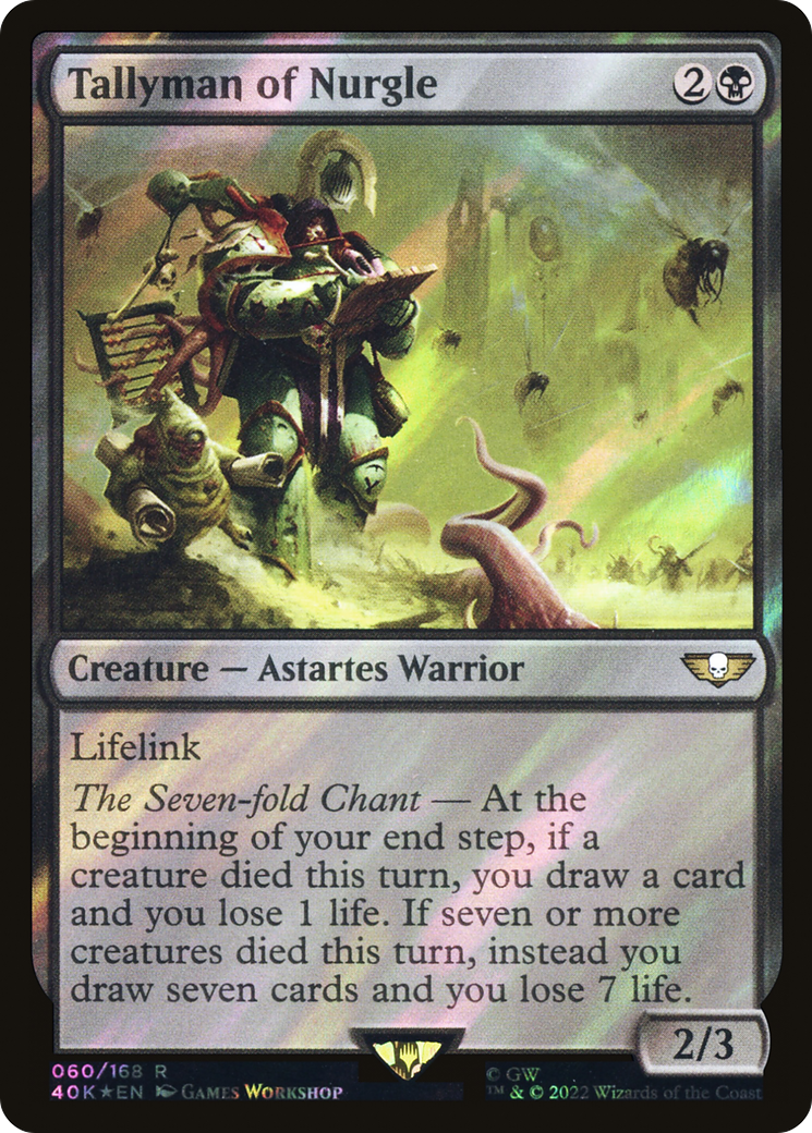 Tallyman of Nurgle (Surge Foil) [Warhammer 40,000]