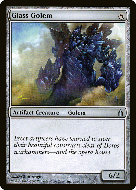 Glass Golem [Ravnica: City of Guilds] Foil