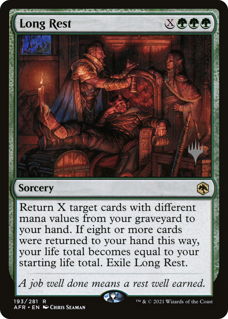 Long Rest (Promo Pack) [Dungeons & Dragons: Adventures in the Forgotten Realms Promos] Foil