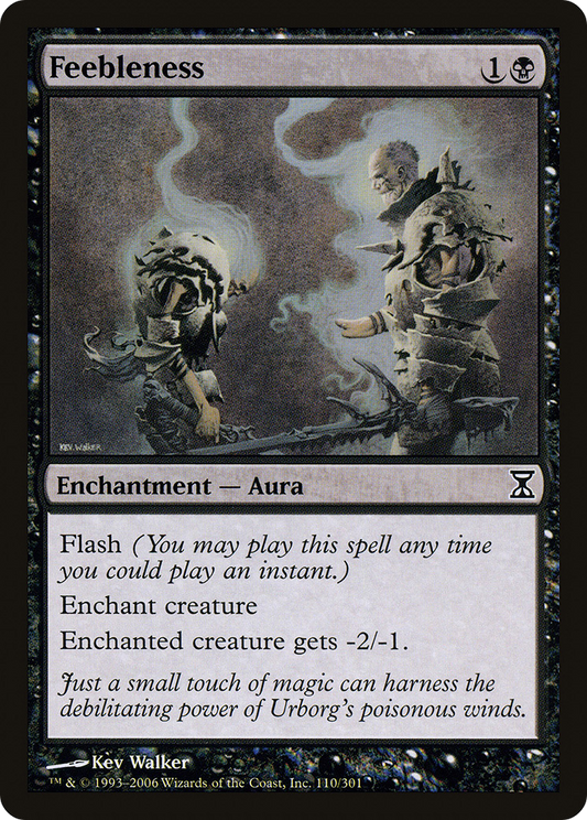 Feebleness [Time Spiral] Foil