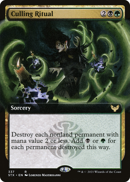 Culling Ritual (Extended Art) [Strixhaven: School of Mages] Foil