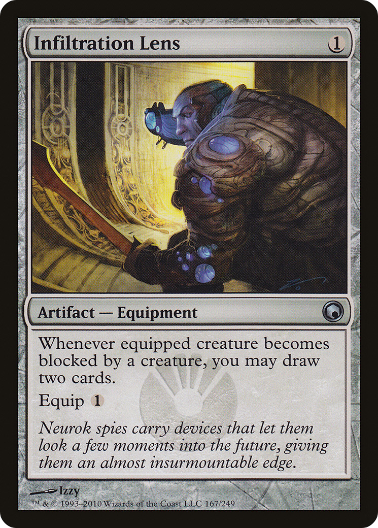 Infiltration Lens (167) Foil - Scars of Mirrodin