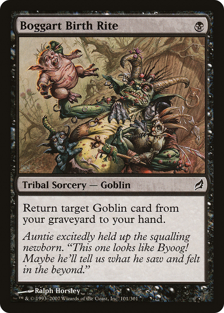 Boggart Birth Rite [Lorwyn] | Silver Goblin