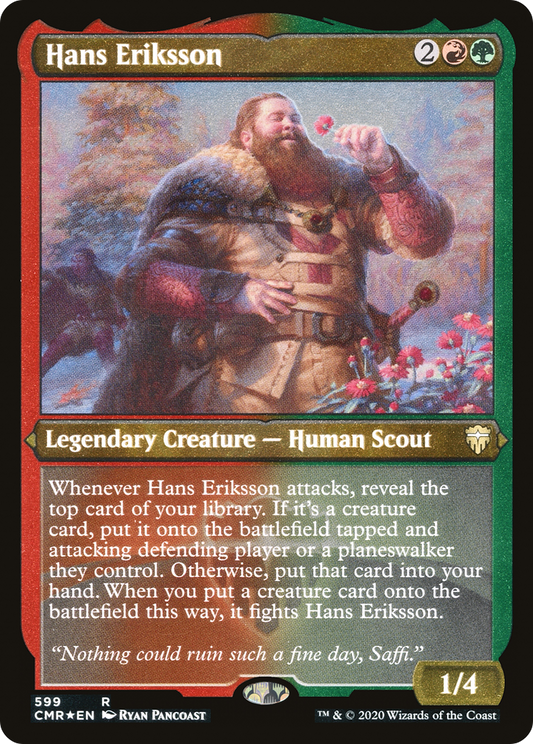 Hans Eriksson (Etched) [Commander Legends]