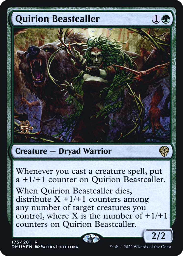 Quirion Beastcaller [Dominaria United Prerelease Promos]
