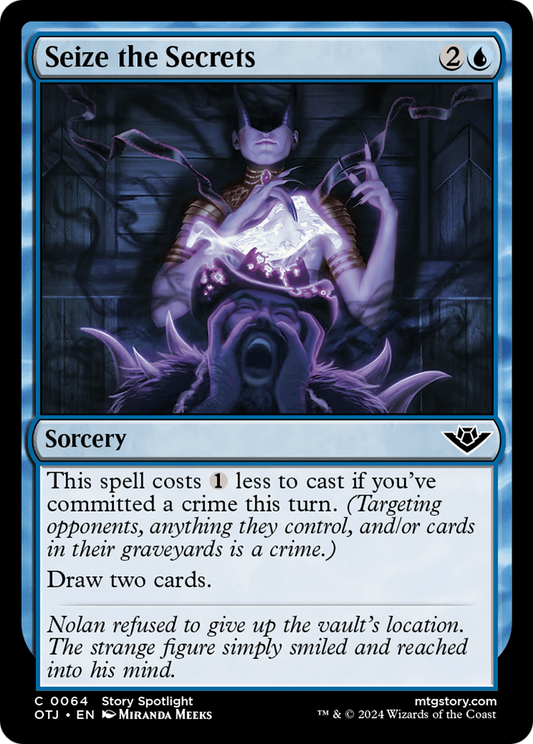 Seize the Secrets [Outlaws of Thunder Junction] Foil
