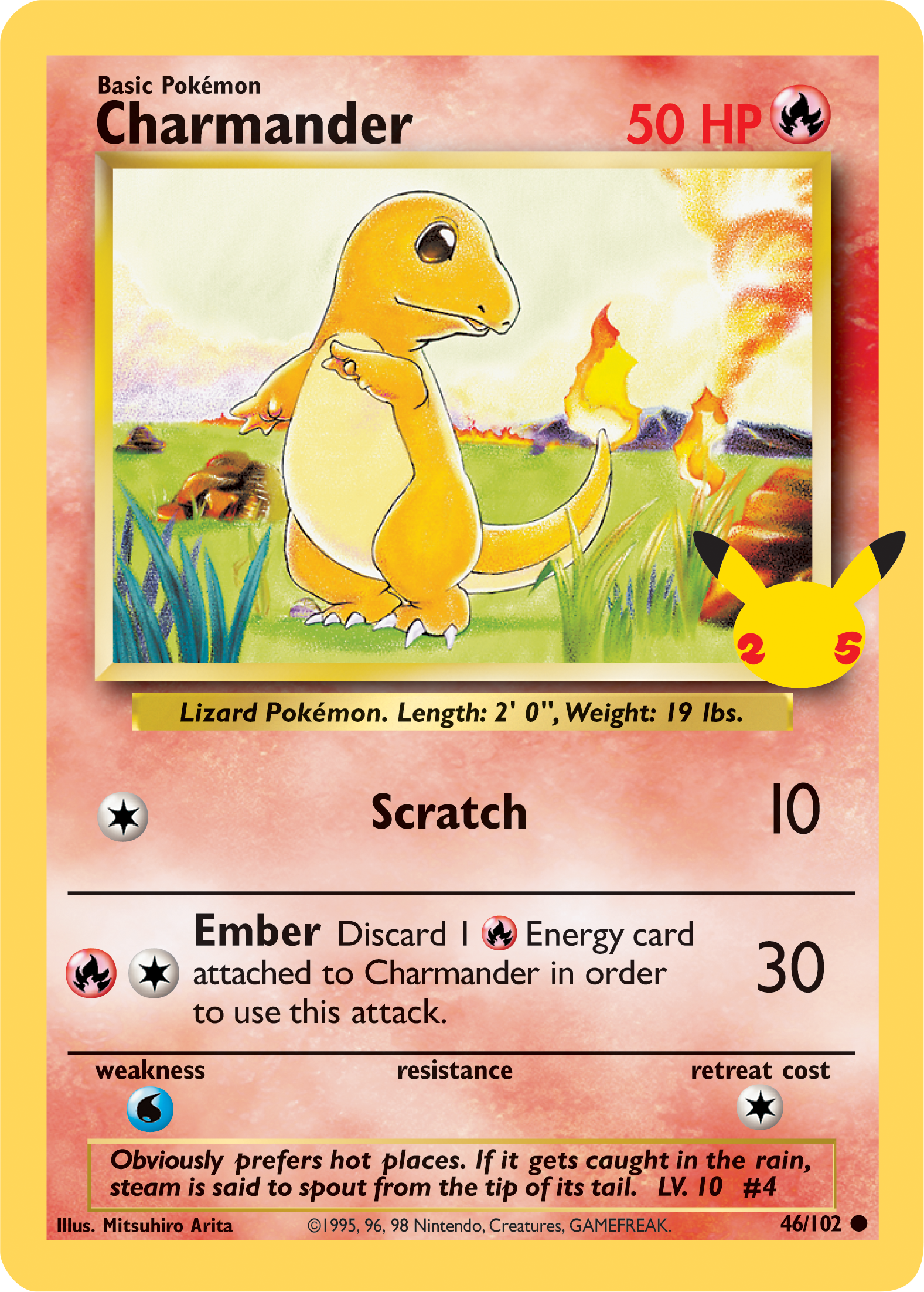 Charmander (46/102) (Jumbo Card) [First Partner Pack] | Silver Goblin