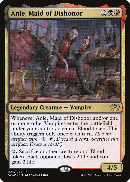 Anje, Maid of Dishonor [Innistrad: Crimson Vow] Foil