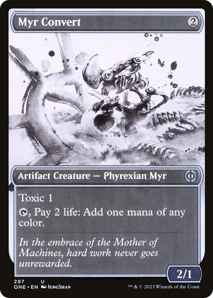 Myr Convert (Showcase Ichor) [Phyrexia: All Will Be One] Foil