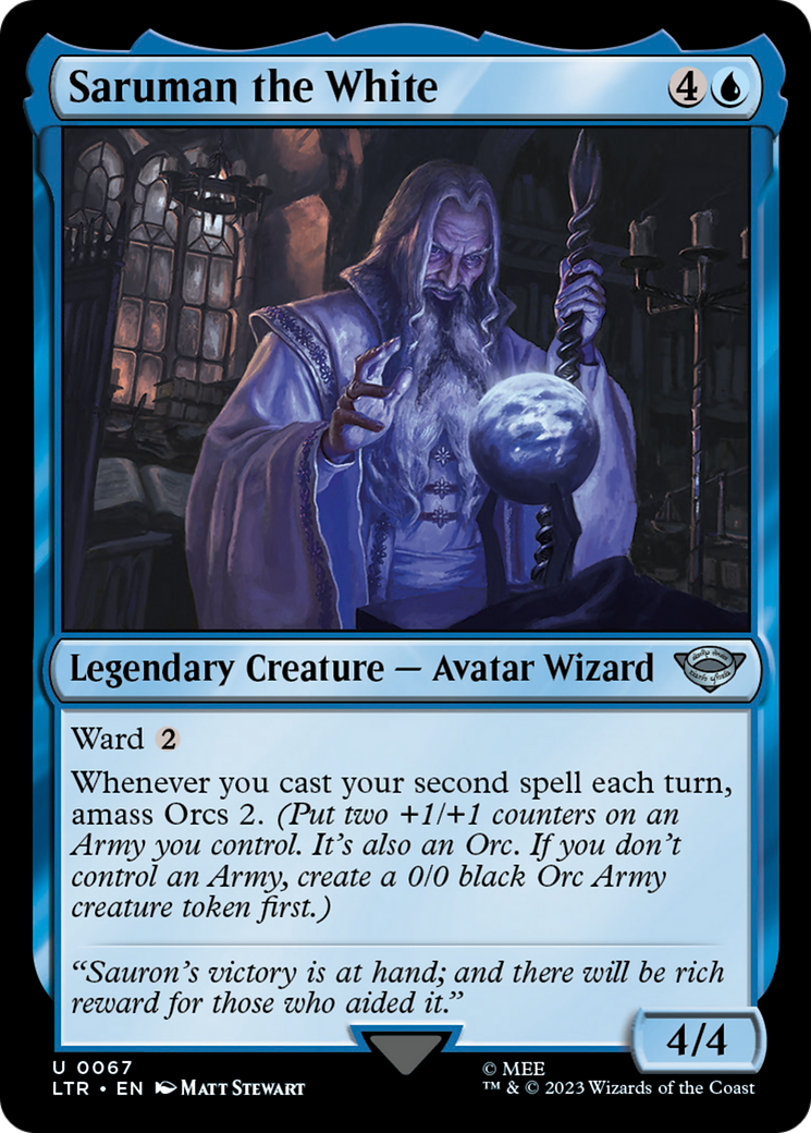 Saruman the White (067) Foil - The Lord of the Rings: Tales of Middle-earth
