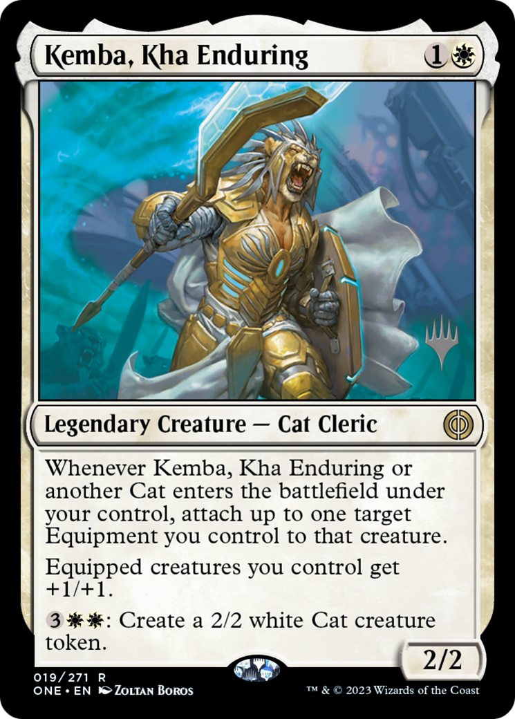Kemba, Kha Enduring (Promo Pack) [Phyrexia: All Will Be One Promos] Foil