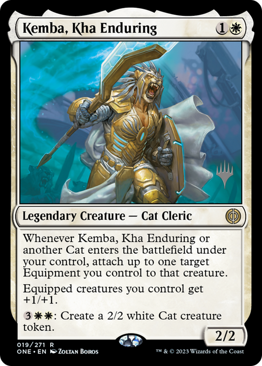 Kemba, Kha Enduring (Promo Pack) [Phyrexia: All Will Be One Promos] Foil