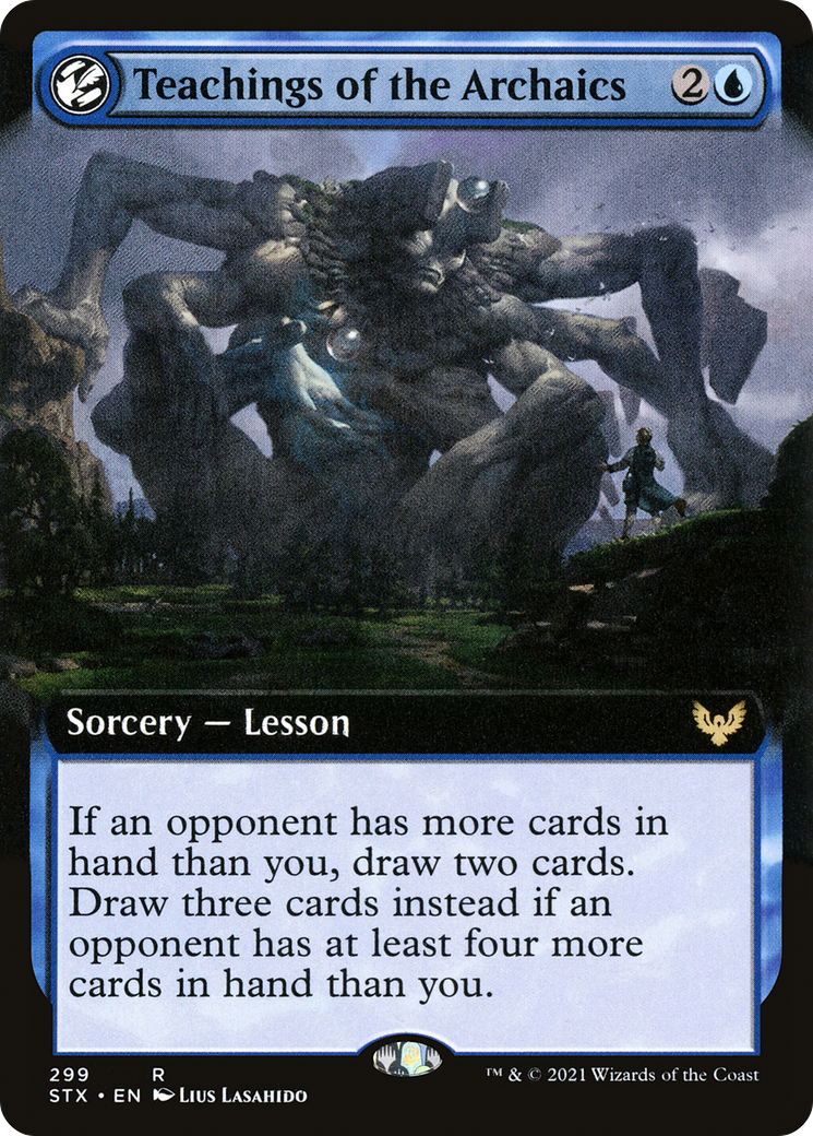 Teachings of the Archaics (Extended Art) [Strixhaven: School of Mages] Foil