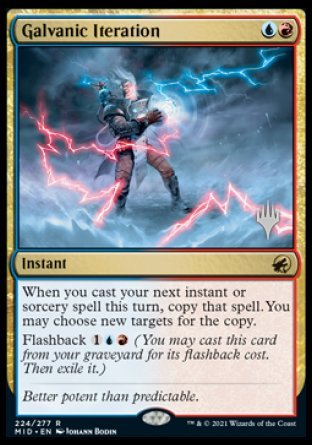 Galvanic Iteration (Promo Pack) [Innistrad: Midnight Hunt Promos] | Silver Goblin