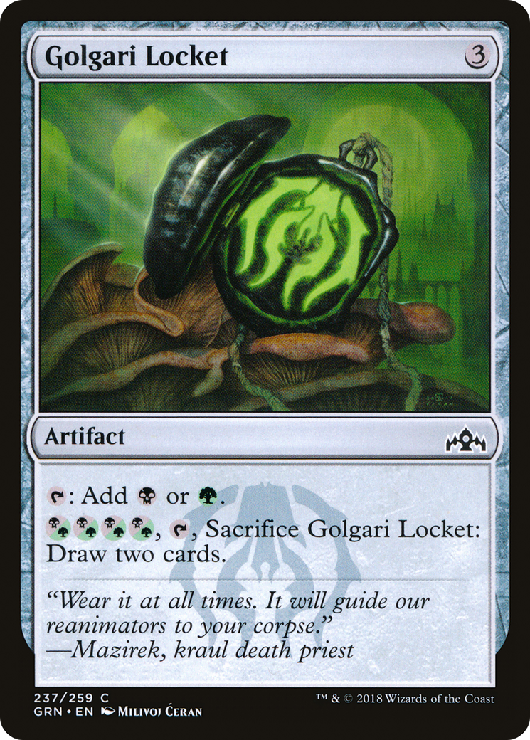 Golgari Locket [Guilds of Ravnica] | Silver Goblin