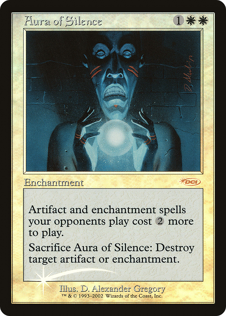 Aura of Silence [Friday Night Magic 2002] | Silver Goblin