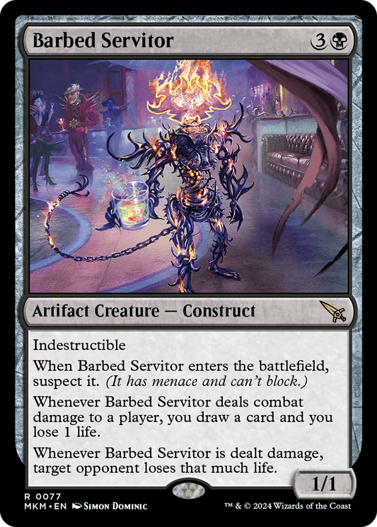 Barbed Servitor [Murders at Karlov Manor] Foil