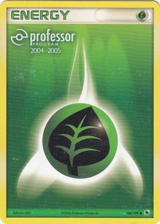 Grass Energy (104/109) (2004 2005) [Professor Program Promos] | Silver Goblin