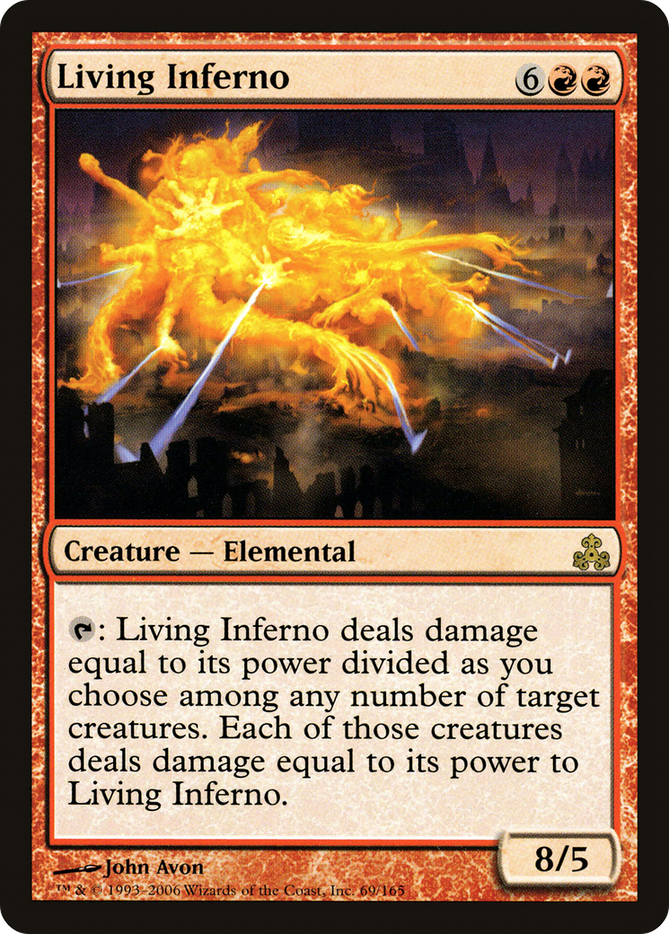 Living Inferno [Guildpact] Foil