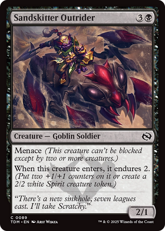 Sandskitter Outrider (089) Foil - Tarkir: Dragonstorm