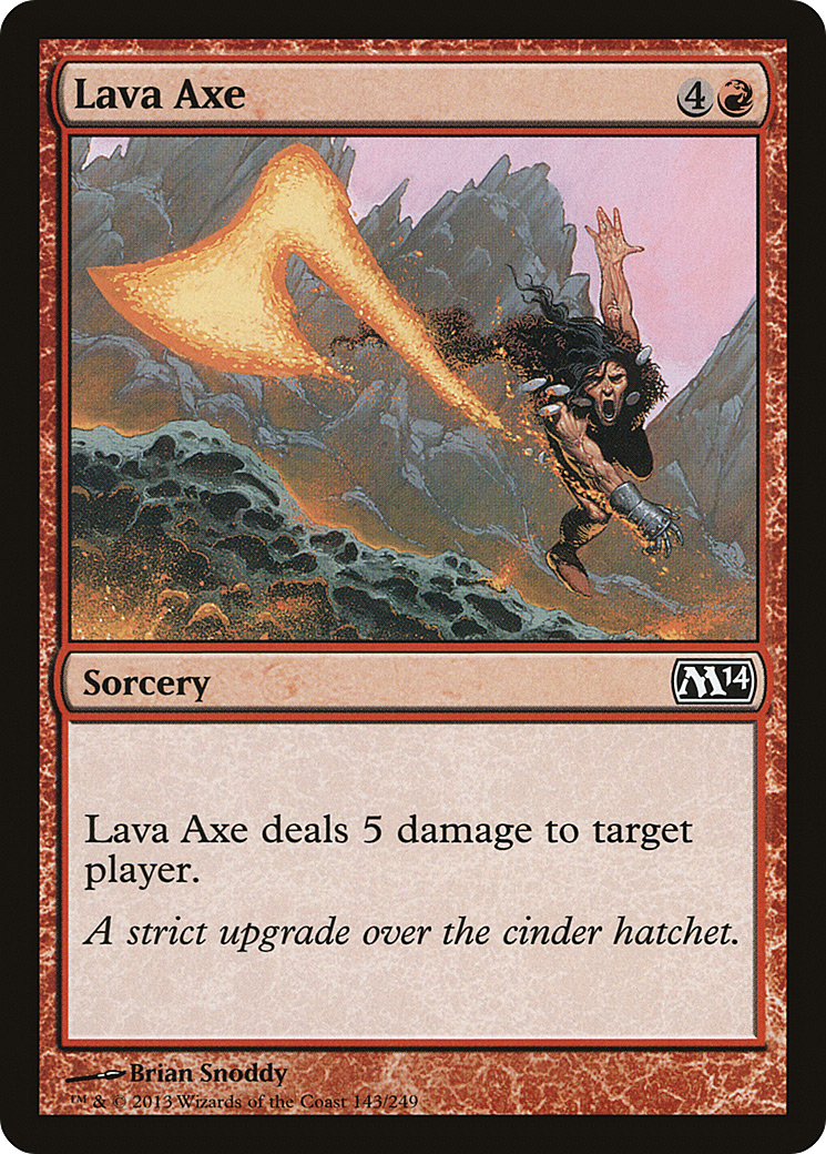 Lava Axe [Magic 2014] Foil