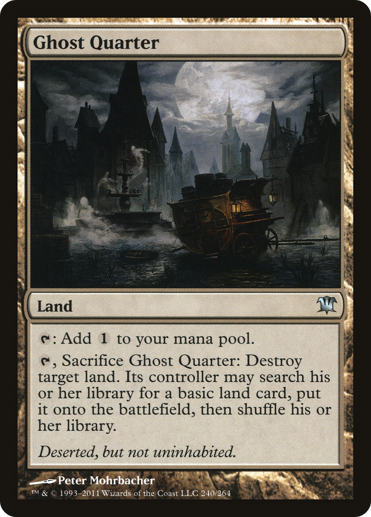 Ghost Quarter [Innistrad] Foil