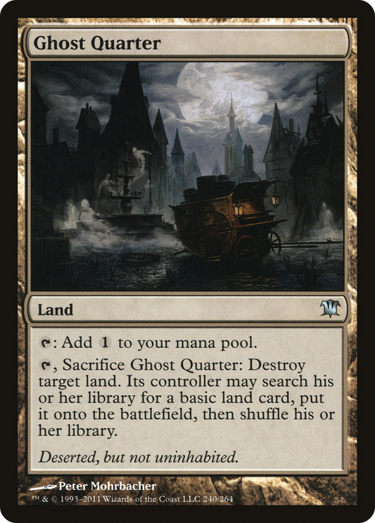 Ghost Quarter [Innistrad] Foil
