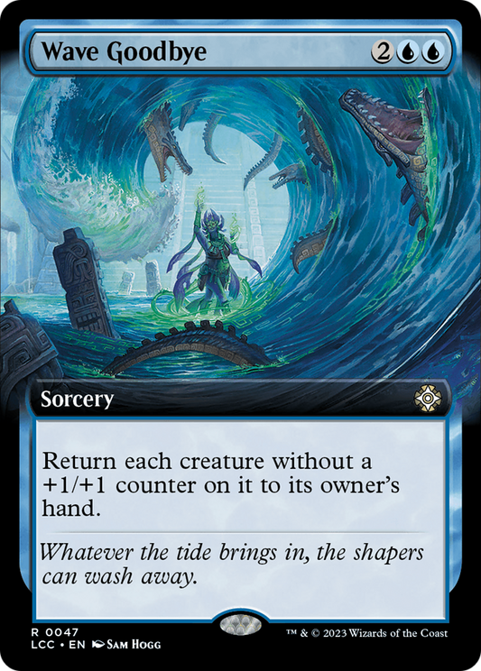 Wave Goodbye (Extended Art) [The Lost Caverns of Ixalan Commander] Foil