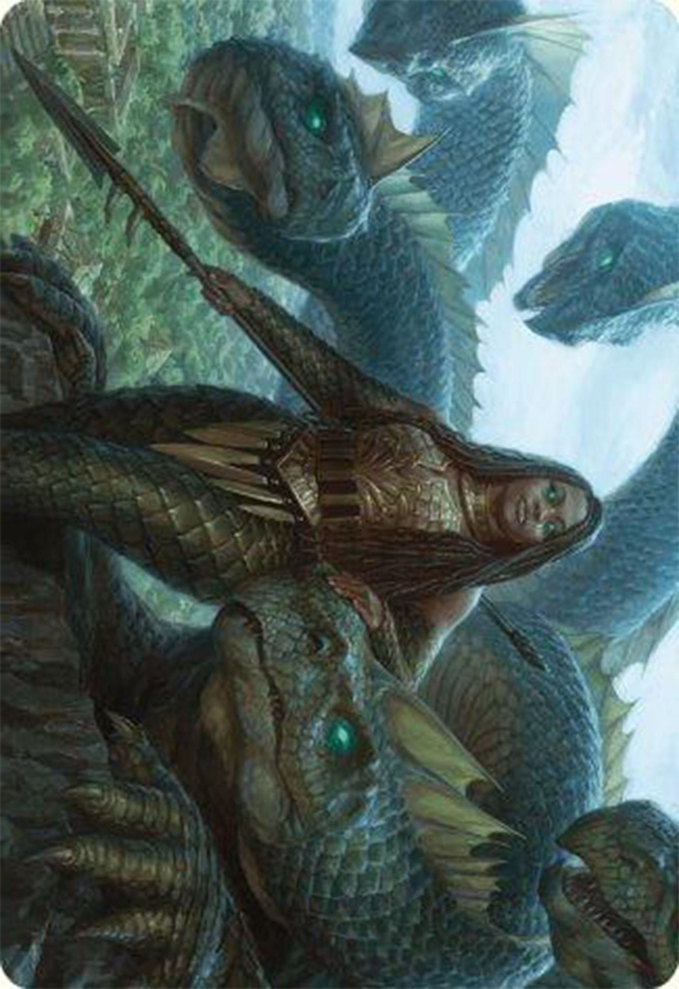 Hydra Trainer Art Card [Modern Horizons 3 Art Series] | Silver Goblin