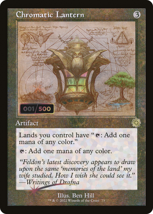 Chromatic Lantern (Retro Schematic) (Serialized) [The Brothers' War Retro Artifacts]