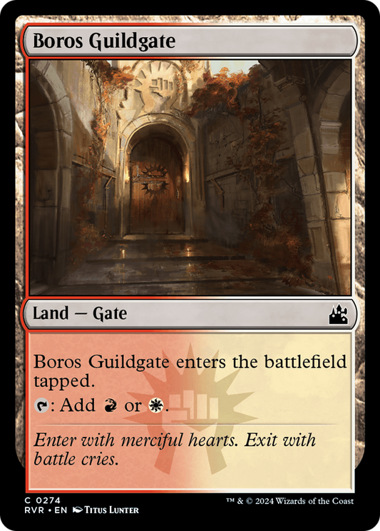 Boros Guildgate [Ravnica Remastered] Foil