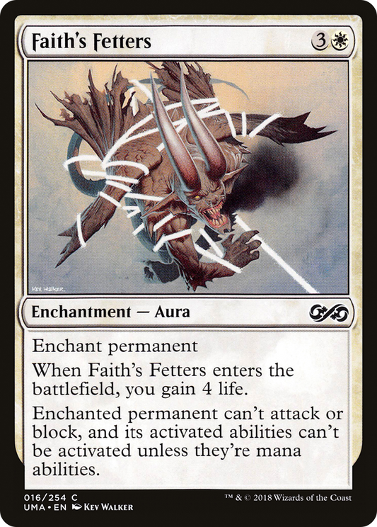 Faith's Fetters (016) - Ultimate Masters Foil