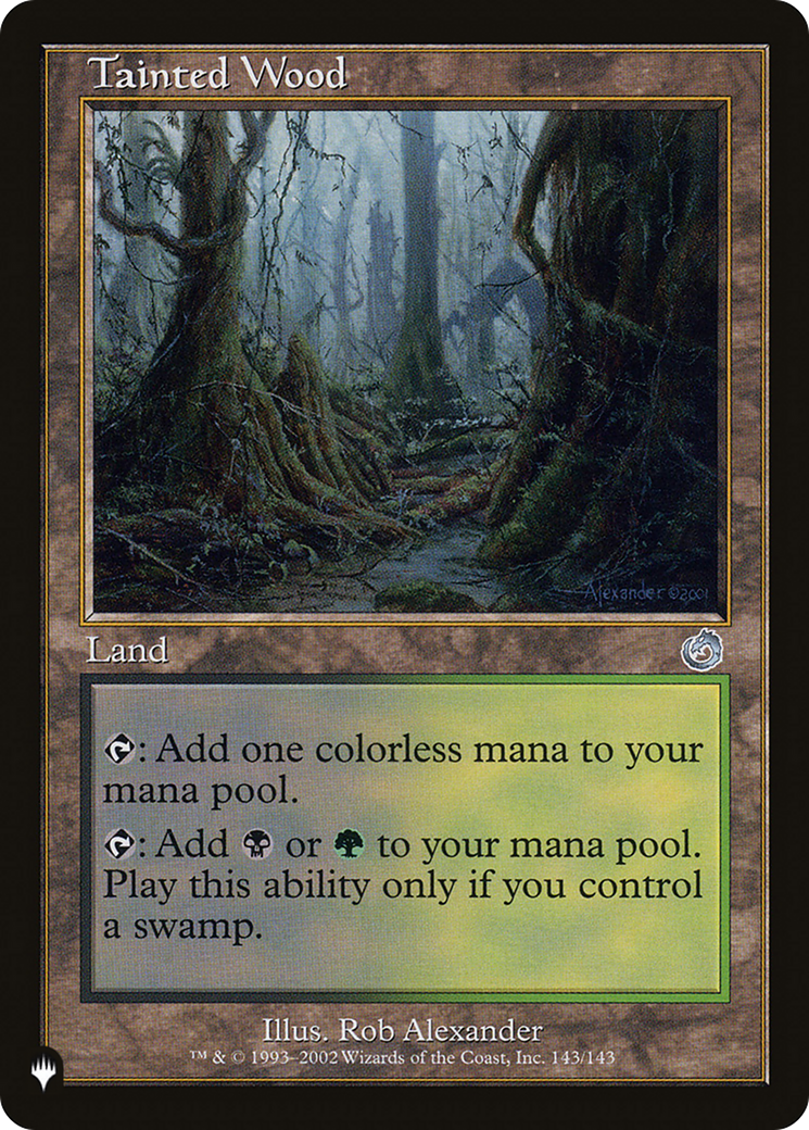 Tainted Wood [The List Reprints] | Silver Goblin